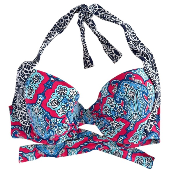 Tommy Bahama Riviera Tile Underwire Cup Bra - Picture 2 of 10